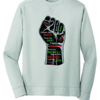 Fist Names Sweater Silver