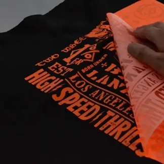 Vinyl Peel on Shirt Header