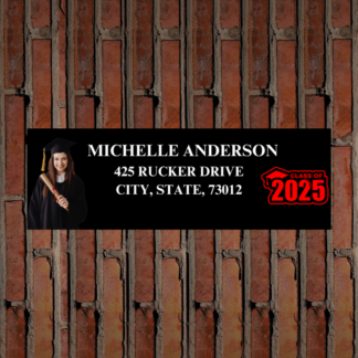 grad shipping label
