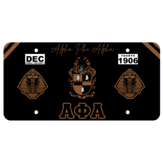 license plate alpha