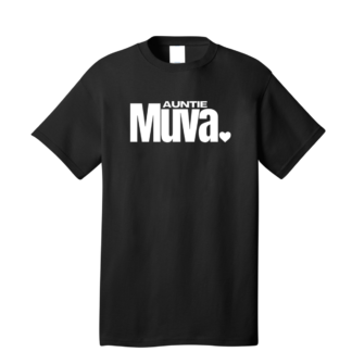 Aunti Muva Heart Shirt Black