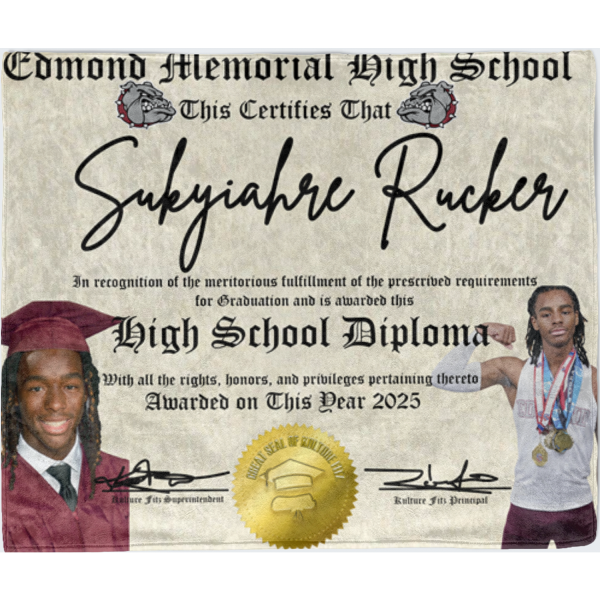 grad blanket
