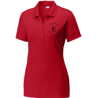 Polo White Logo Ladies LST550